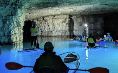 Unreal: Get In A Glass-bottomed Kayak, Go Through An Abandoned Mine Tour, End Up In An Underground Waterfall